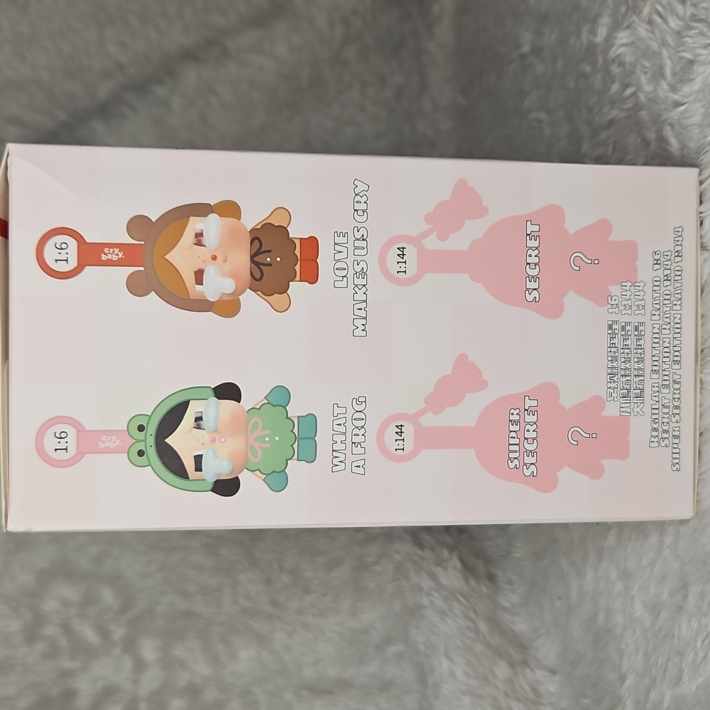 Pop Mart Crybaby Crying Again Series Vinyl Face Plush Blind Box - Picture 3 of 8